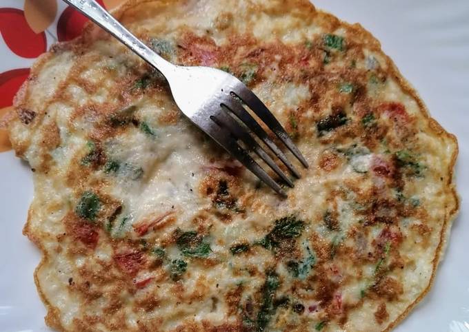 Delicious ommlette for breakfast