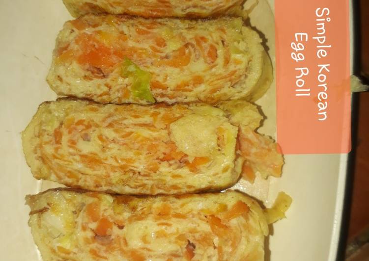 Resep Simple Korean Egg Roll, Enak