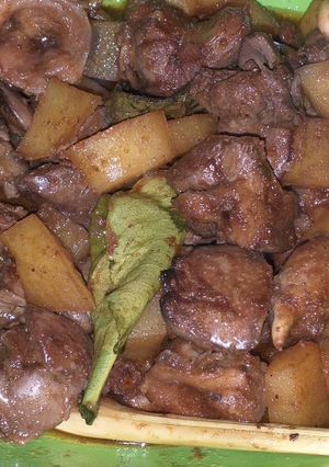 Foto resep Rempelo hati ayam kecap+kentang