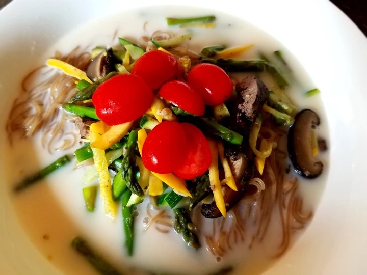 Recipe Naengmyeon in soymilk broth 豆浆冷面 which Delicious