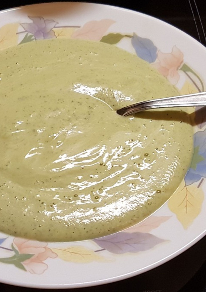 Una foto de Crema de calabacín