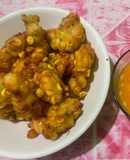 Bakwan jagung dan sambal
