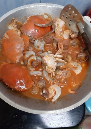 Foto resep Seafood saos padang