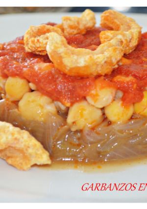 Foto principal de Garbanzos encebollados. (Thermomix)