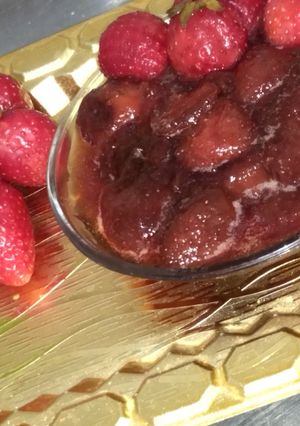 صورة لوصفة مربى الفراوله 🍓 والبنجر 👌