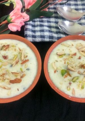 A picture of Instant Rabdi, Quick Rabdi, 10 Mins Rabdi #dussehra.