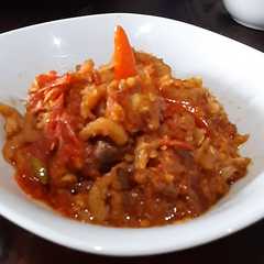 A picture of Sambal Ebi.