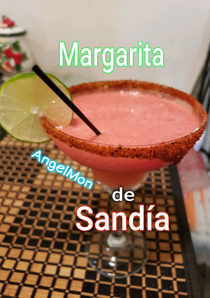 Una foto de Margarita de sandía 🍹