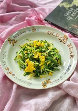 Hình của món Hẹ Xào Trứng Gà.