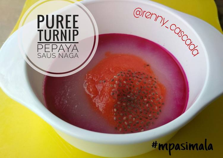 Mpasi 7 bulan  snack puree 'pinky fruity'