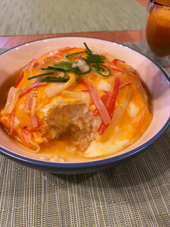 Gambar Chinese style crab meat omelette on rice “Tenshinhan”, cooking for 1 person - 天津飯