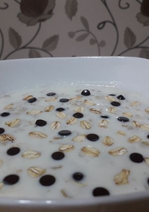صورة لوصفة الحليب بالشوفان 😋💖