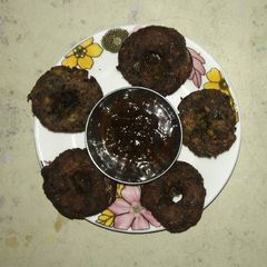 Left over radish bhuji ke bdhe A picture of Left over radish bhuji ke bdhe.
