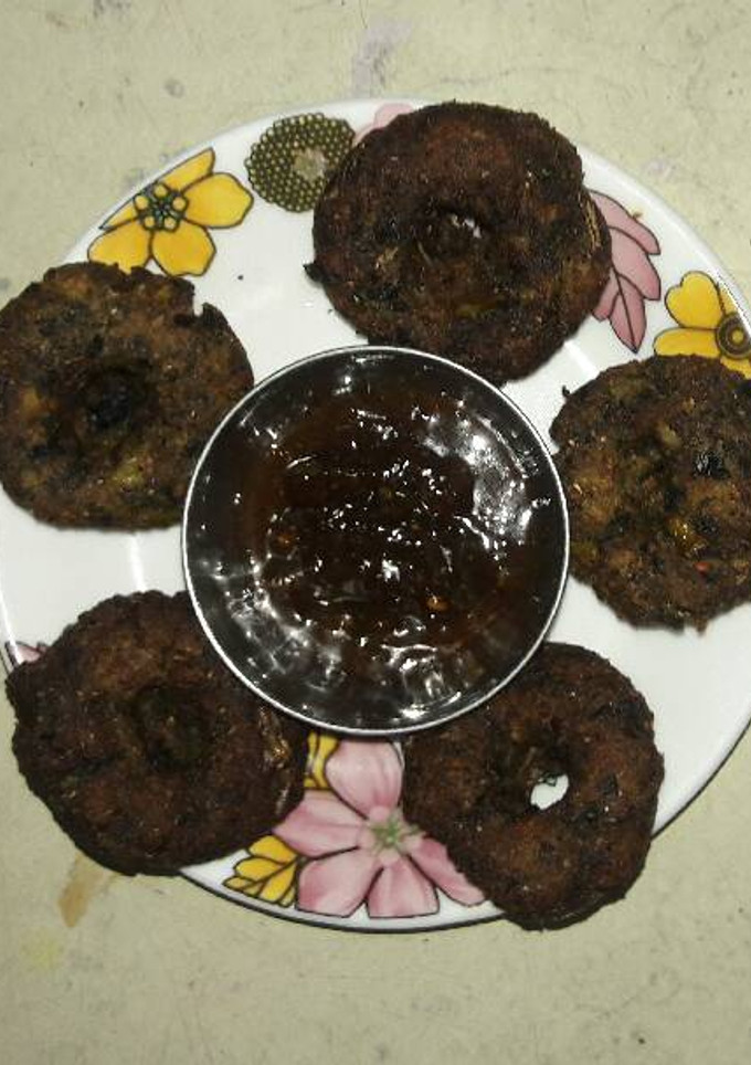 A picture of Left over radish bhuji ke bdhe.