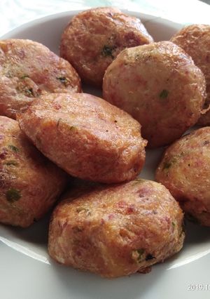 Foto resep Perkedel Kentang Kornet Telur