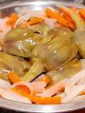 Alcauciles al escabeche