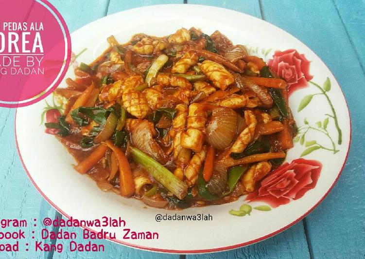 Cumi Pedas Ala Korea