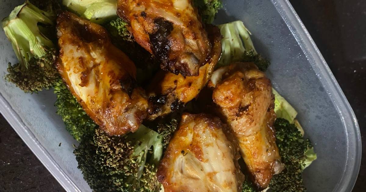 Alitas de pollo en freidora de aire - La Rosa dulce