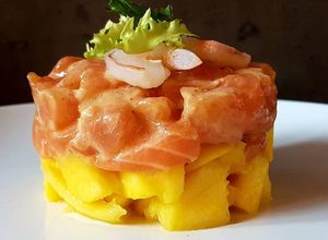 Foto principal de Tartar de salmón y mango