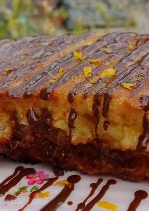 A picture of Dulce de Leche Stuffed Torrijas.