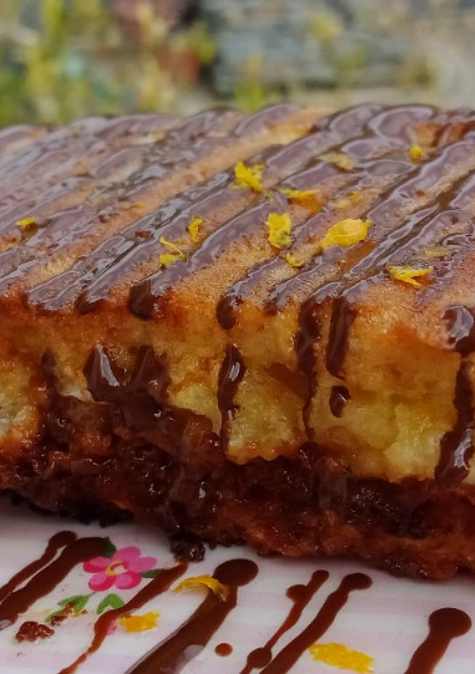 Una foto de Torrijas rellenas de dulce de leche