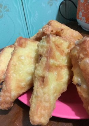Foto resep Roti goreng isi coklat keju