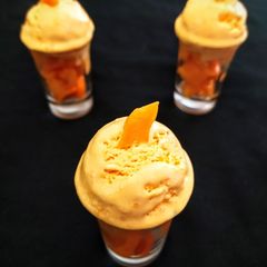 A picture of Mango Ice Cream.