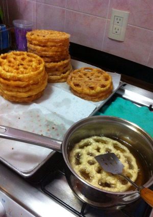 Una foto de Buñuelos con molde