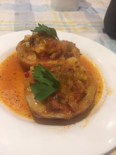 Una foto de Papas rellenas