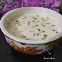 A picture of Custard Apple Basundi.