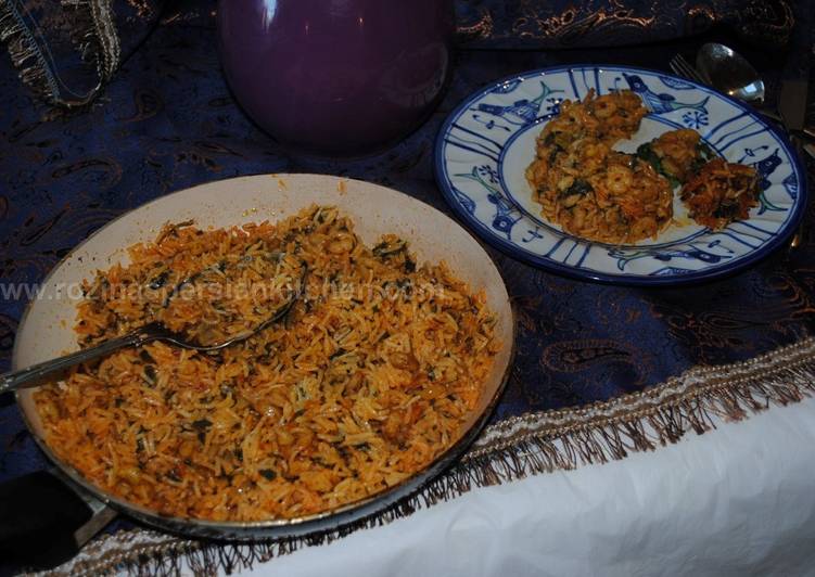 Simple Way to Prepare Homemade Persian spicy prawn with rice