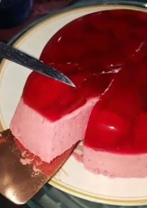 Una foto de Gelatina de fresas🍓