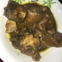 Cow tail pepper soup A picture of Cow tail pepper soup.