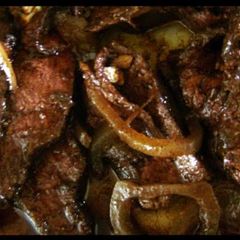 A picture of Crockpot Beer Beef Fajitas.