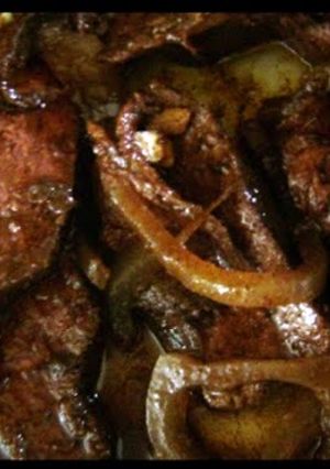 A picture of Crockpot Beer Beef Fajitas.
