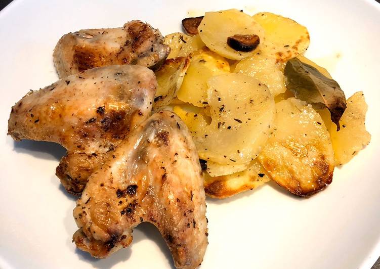 Alitas de Pollo al horno