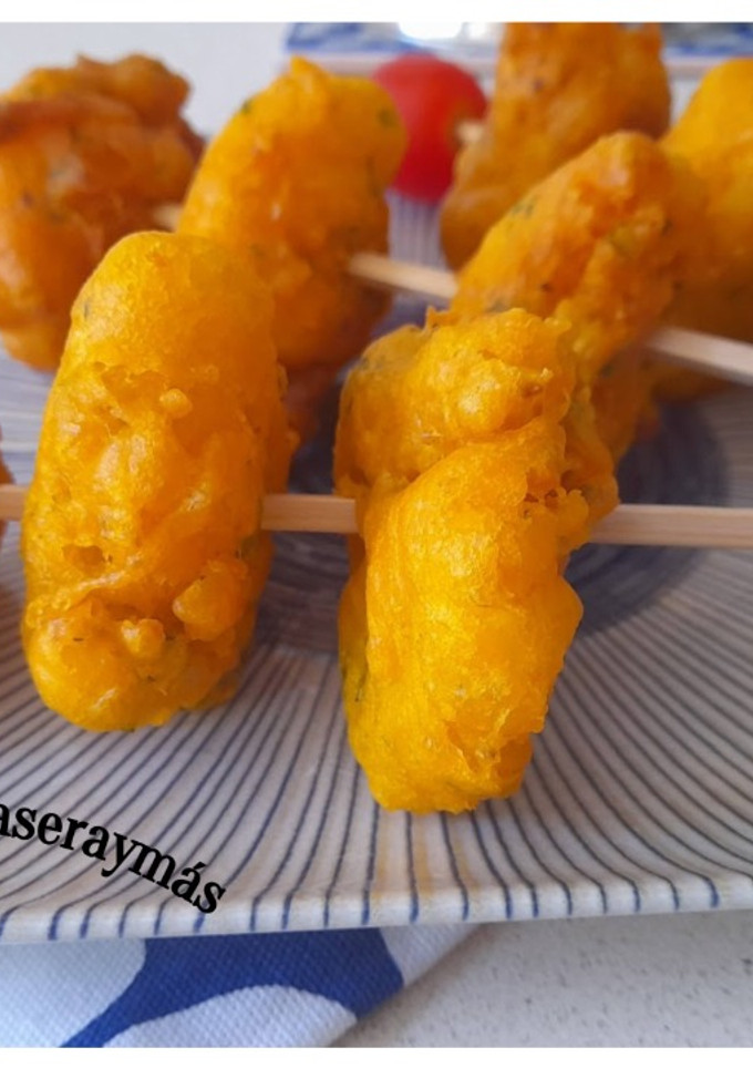 Una foto de Tortillitas de gambas