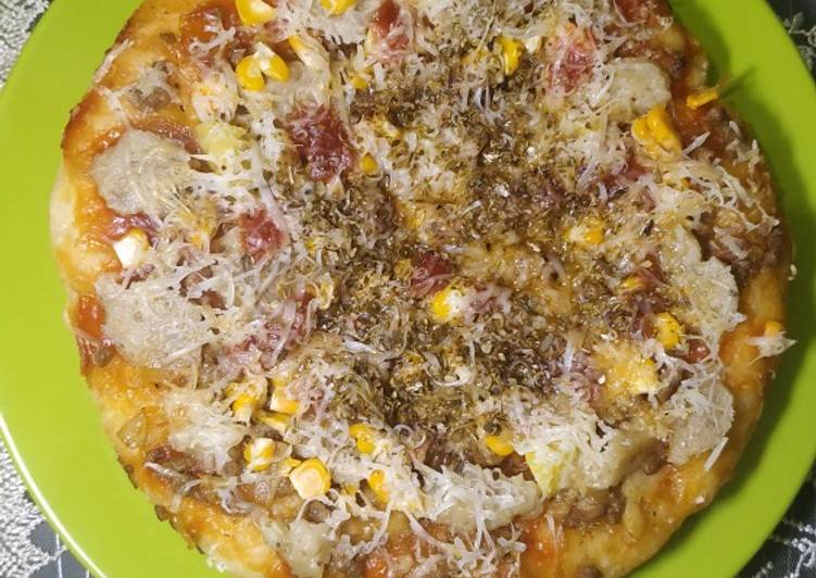Resep Pizza Suka-suka Modal Rice Cooker Anti Gagal