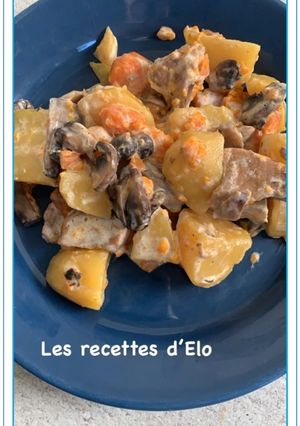 Une photo de Veau façon blanquette au cookeo