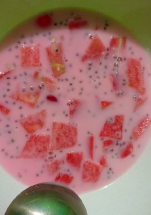 Foto resep Es semangka.