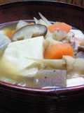 Basic Kenchinjiru (Vegetable Soup)