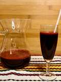 Boisson aux betteraves rouges, épinards et carottes, pommes
