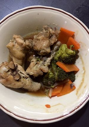 รูปของ ไก่นึ่งซีอิ๊ว แบบง่าย ของแม่