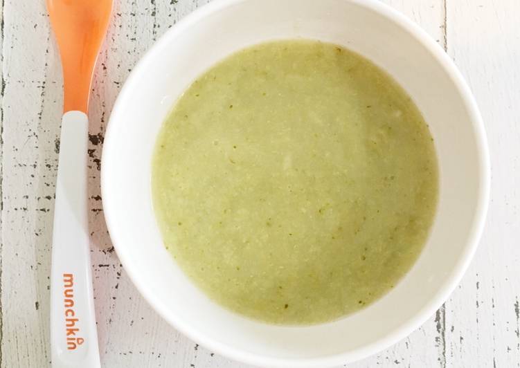 Cara Memasak MPASI Zoe (6M+) : Bubur Brokoli + Jagung susu yang Renyah
