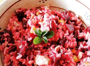 Foto di Insalata di riso rosa