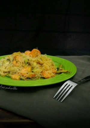 Foto resep Bihun Udang Masak Serai