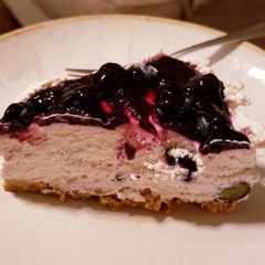 Southern Icelandic Blueberry Skyr Cake A picture of Southern Icelandic Blueberry Skyr Cake.