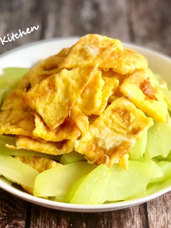 佛手瓜炒蛋 / 家常菜 的食譜成品照片