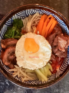 Foto resep Bibimbap (nasi campur Korea)