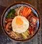 Easy Steps to Make Recipes Bibimbap (nasi campur Korea) the  Makes Drooling Delicious.